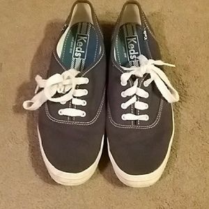Navy canvas Keds
